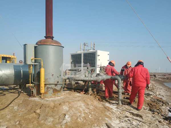 油田污水源熱泵余熱回收工程